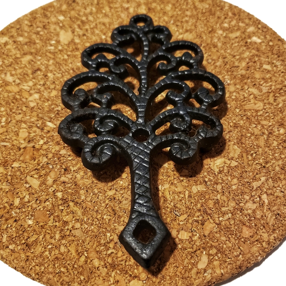 Cast Iron Vintage Footed Miniature Trivets Set of 3